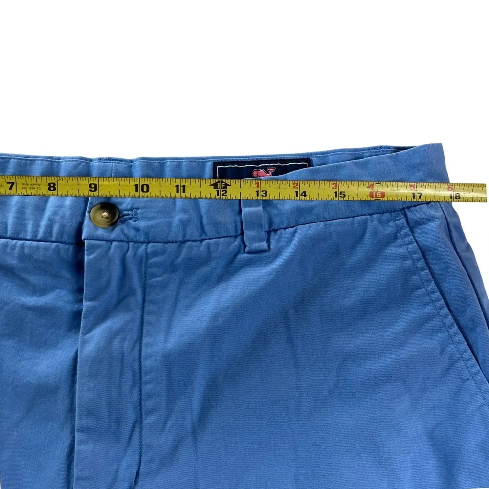 Vineyard Vines Breaker Shorts Mens 36 Blue Stretch Chino Golf Casual Preppy